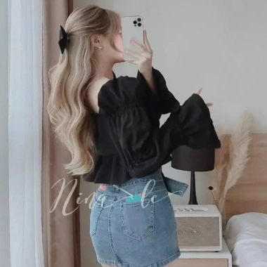 Chân váy bò xanh ngắn sexy kèm đai - Giá chỉ 189.000 VNĐ, giảm tới 18%