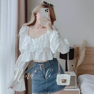 Chân váy bò xanh ngắn sexy kèm đai - Giá chỉ 189.000 VNĐ, giảm tới 18%
