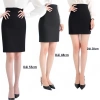 Chân Váy Body Đen Ôm, Váy Bút Chì Ngắn Umi Co Giãn 4 Chiều, Cạp Cao Xẻ Sau - 144k 2