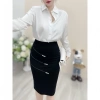Chân Váy Body Đen Ôm, Váy Bút Chì Ngắn Umi Co Giãn 4 Chiều, Cạp Cao Xẻ Sau - 144k 7