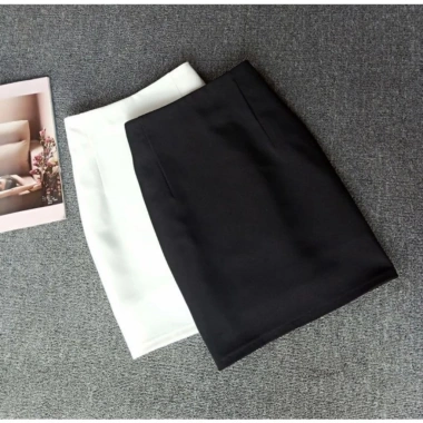 Chân Váy Bút Chì 45cm Ôm Body LUU045 Cạp Trơn Không Xẻ Tà Sau - Giá Ưu Đãi 125k 5