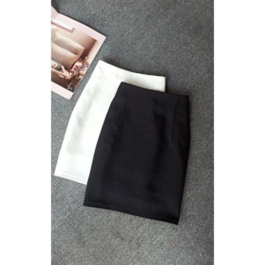 Chân Váy Bút Chì 45cm Ôm Body LUU045 Cạp Trơn Không Xẻ Tà Sau - Giá Ưu Đãi 125k 10