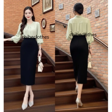 Chân Váy Bút Chì 80cm 2 Lớp - Túi 2 Bên, Vitex Cao Cấp CV73, Giá chỉ 186.000đ