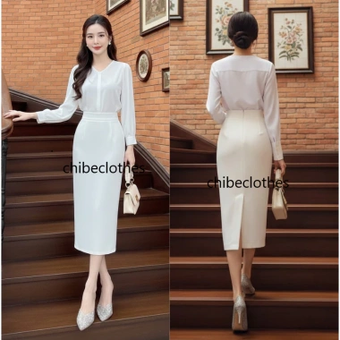 Chân Váy Bút Chì 80cm 2 Lớp - Túi 2 Bên, Vitex Cao Cấp CV73, Giá chỉ 186.000đ 5 Chân Váy Bút Chì 80cm 2 Lớp - Túi 2 Bên, Vitex Cao Cấp CV73, Giá chỉ 186.000đ 5