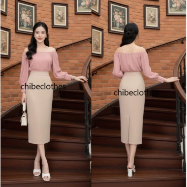 Chân Váy Bút Chì 80cm 2 Lớp - Túi 2 Bên, Vitex Cao Cấp CV73, Giá chỉ 186.000đ
