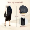 Chân Váy Bút Chì BAGGY che bụng dài 85cm hack chiều cao B85 thời trang công sở - Giá 186.000₫ 2