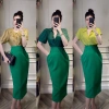 Chân váy bút chì BOM cạp to lưng cao dài 75cm, dáng dìa qua gối, có túi lót Susuclothing
