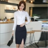 Chân váy bút chì cạp cao xẻ trước công sở trẻ trung dài 50cm - Giá ưu đãi 157.5k 3
