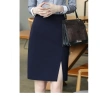 Chân váy bút chì cạp cao xẻ trước công sở trẻ trung dài 50cm - Giá ưu đãi 157.5k 7