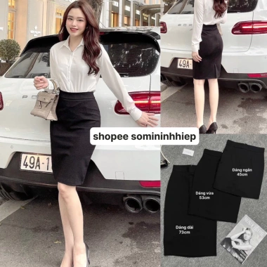 Chân Váy Bút Chì Công Sở 3 Độ Dài - Siêu Nhẹ, Đa Dụng, Giảm Giá 20% - Chỉ 175.000₫