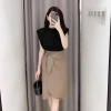 Chân váy bút chì công sở Bảo Khánh Shop - Thắt nơ, vạt bầu cong, giảm còn 165k