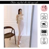 Chân váy bút chì công sở cạp liền chiết li eo siêu tôn dáng, vải mềm mịn co giãn nhẹ, có bigsize - Giá 169k