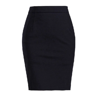 Chân váy bút chì công sở dài 55cm, thiết kế sẻ sau trên gối, giảm giá 185k