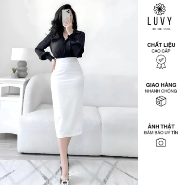 Chân váy bút chì công sở dài 65cm CV016 - Giá chỉ 165.000 VNĐ, đẹp lịch lãm