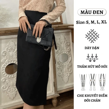 Chân váy bút chì công sở dài 65cm CV016 - Giá chỉ 165.000 VNĐ, đẹp lịch lãm 9