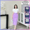 Chân Váy Bút Chì Công Sở Dáng Bomber 75cm Lót Lụa Vitex Cao Cấp CV05CC Giá 175k