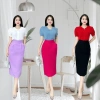Chân Váy Bút Chì Công Sở Dáng Bomber 75cm Lót Lụa Vitex Cao Cấp CV05CC Giá 175k 2