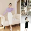 Chân váy bút chì công sở dáng cơ bản, lót trong, xẻ sau - Giá 175.000 VND 3