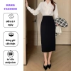 Chân váy bút chì công sở dáng cơ bản, lót trong, xẻ sau - Giá 175.000 VND 6