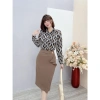 Chân váy bút chì công sở MQ Boutique, vải cao cấp, hai vạt chéo, khuy, 226.700₫ 6