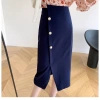 Chân váy bút chì công sở xẻ trước, cạp lệch 3 cúc, dài 68cm, trẻ trung năng động - Giá 179.400₫ 10