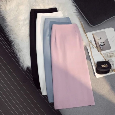 Chân váy bút chì dài 65cm dáng A, xẻ phía sau, siêu nhẹ - Giá ưu đãi 159.000đ