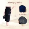 Chân Váy Bút Chì Dài 70cm 2 Lớp Sẻ Sau Vitex Cao Cấp - Giảm Giá Đến 18% 7