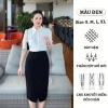 Chân váy bút chì dài 70cm lưng cao đáp tà, đai thời trang công sở mẫu mới, giá 170k 7