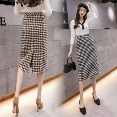 Chân Váy Bút Chì Dài 70cm ômbody tôn, dạ co giãn, giảm giá 21% chỉ 183k