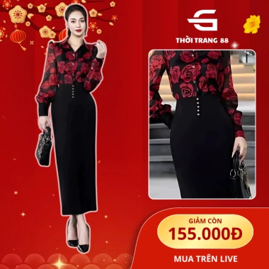 Chân váy bút chì dài 80cm công sở, vải mềm mát, viền bo eo - Giá chỉ 178.000₫