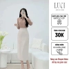 Chân Váy Bút Chì Dài 80cm Đen-Trắng Ôm Dáng, Che Đùi, Vải Dày Thấm Hút Mồ Hôi - 184k