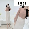 Chân Váy Bút Chì Dài 80cm Đen-Trắng Ôm Dáng, Che Đùi, Vải Dày Thấm Hút Mồ Hôi - 184k 6