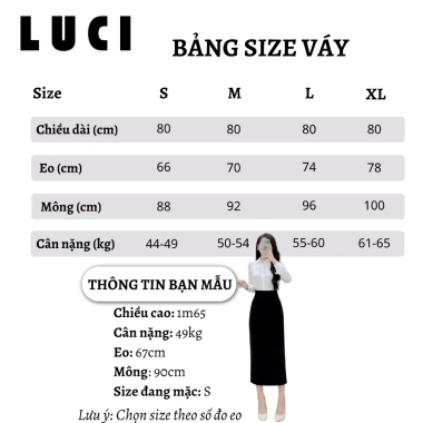 Chân Váy Bút Chì Dài 80cm Đen-Trắng Ôm Dáng, Che Đùi, Vải Dày Thấm Hút Mồ Hôi - 184k 7 Chân Váy Bút Chì Dài 80cm Đen-Trắng Ôm Dáng, Che Đùi, Vải Dày Thấm Hút Mồ Hôi - 184k 7