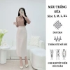 Chân Váy Bút Chì Dài 80cm Đen-Trắng Ôm Dáng, Che Đùi, Vải Dày Thấm Hút Mồ Hôi - 184k 9