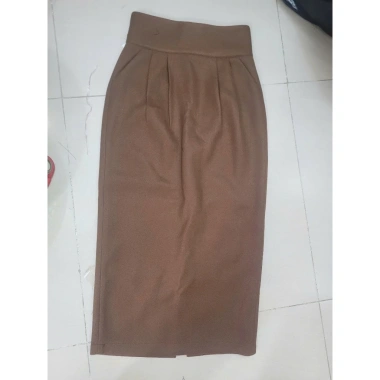 Chân váy bút chì dài 85cm cạp cao tôn eo, xẻ sau 2 túi chéo - Thu đông giá 370k 5