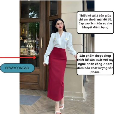 Chân Váy Bút Chì Dài 90cm + Túi Chéo 2 Bên - Thời Trang Công Sở 2.024 Giá 192.500₫ 6 Chân Váy Bút Chì Dài 90cm + Túi Chéo 2 Bên - Thời Trang Công Sở 2.024 Giá 192.500₫ 6