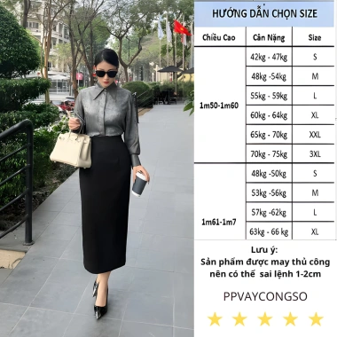 Chân Váy Bút Chì Dài 90cm + Túi Chéo 2 Bên - Thời Trang Công Sở 2.024 Giá 192.500₫