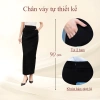 Chân Váy Bút Chì Dài 90cm Túi Chéo 2 Lớp Nữ Thời Trang Giá Siêu Ưu Đãi 166k 2