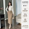 Chân váy bút chì dài cạp cao LACHI công sở xẻ tà, bigsize, giảm giá 229k