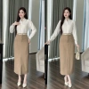 Chân váy bút chì dài cạp cao LACHI công sở xẻ tà, bigsize, giảm giá 229k 2