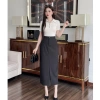Chân váy bút chì dài cạp cao LACHI công sở xẻ tà, bigsize, giảm giá 229k 10