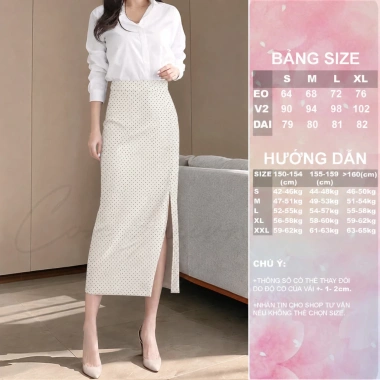 Chân váy bút chì dài cạp cao tôn dáng xẻ trước che bụng CV27 chất đẹp dày dặn 171k 3 Chân váy bút chì dài cạp cao tôn dáng xẻ trước che bụng CV27 chất đẹp dày dặn 171k 3
