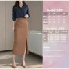 Chân váy bút chì dài cạp cao tôn dáng xẻ trước che bụng CV27 chất đẹp dày dặn 171k 5