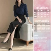 Chân váy bút chì dài cạp cao tôn dáng xẻ trước che bụng CV27 chất đẹp dày dặn 171k 6