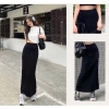 Chân váy bút chì dài chất uni dáng chữ A - Siêu nhẹ, thoáng mát, giá chỉ 108.000₫