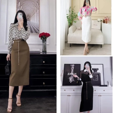 Chân váy bút chì dài công sở xẻ sau CV044 Giá ưu đãi 162.000₫ 2