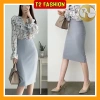 Chân váy bút chì dài sang trọng công sở cao cấp - Giá ưu đãi 85.000 VND
