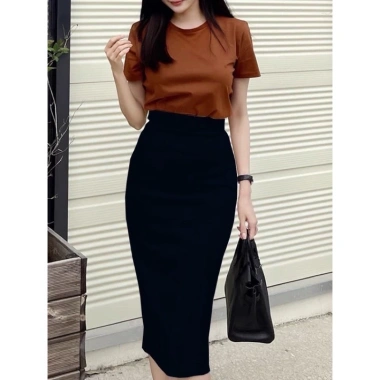 Chân váy bút chì dài sang trọng công sở cao cấp - Giá ưu đãi 85.000 VND