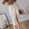 Chân Váy Bút Chì Dài Sẻ Trước Phối Dây Nơ CV29T - Sang Chảnh, Giá 180k