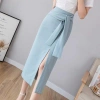 Chân Váy Bút Chì Dài Sẻ Trước Phối Dây Nơ CV29T - Sang Chảnh, Giá 180k 2